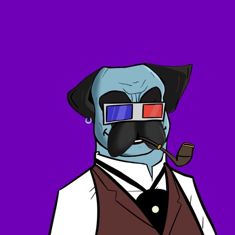 A DogFather on Purple